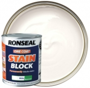 Ronseal One Coat Stain Block White 750ml