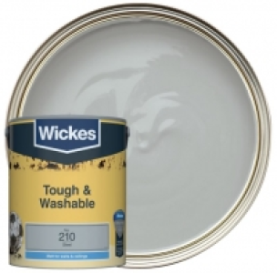 Wickes Tough & Washable Matt Emulsion Paint - No. 210 Steel  £24.00