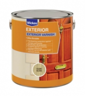 Wickes  Wickes Exterior Varnish - Clear Gloss 750ml