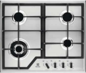 Electrolux 60cm 4 Burner Gas Stainless Steel Hob KGS6436X
