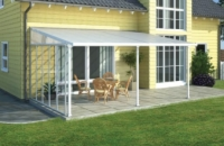 Palram Canopia Feria Polycarbonate Patio Canopy White - 2950