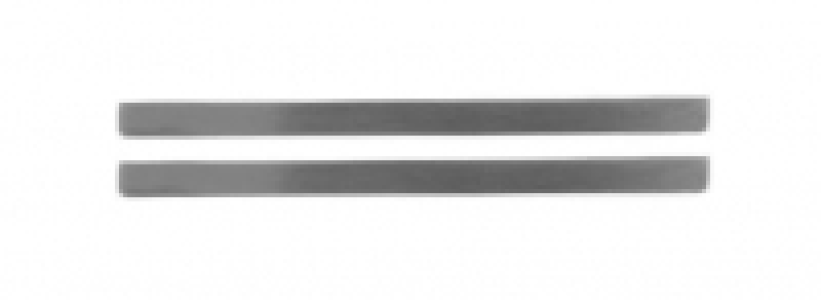 Wickes  Wickes Slimline Door Handle - Brushed Nickel 112mm Pack of 2