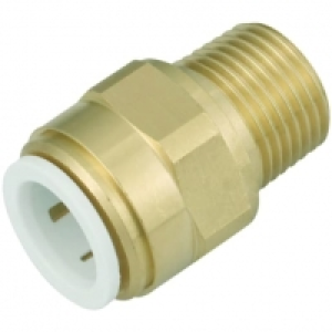 Wickes  John Guest Speedfit 15MC(1/2)P Cylinder Connector Male - Bra