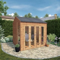 Wickes  Mercia Vermont 8 x 8ft Summer House including Double Bi-Fold