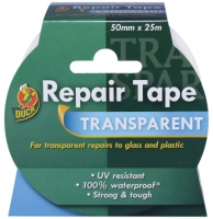 Wickes  Duck Tape Repair Tape Transparent 50mm x 25m