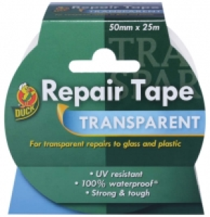 Duck Tape Repair Tape Transparent 50mm x 25m