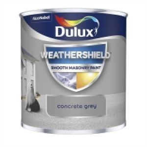 Dulux Weathershield Smooth Masonry Paint - Concrete Grey - 2