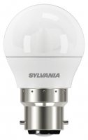Wickes  Sylvania LED Dimmable Frosted Mini Globe B22 Light Bulb - 5.