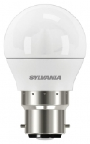 Sylvania LED Dimmable Frosted Mini Globe B22 Light Bulb - 5.