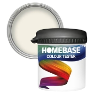 Homebase Paint Homebase Matt Colour Paint Tester - White Sands 90ml