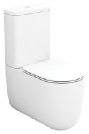 Wickes Teramo Easy Clean Close Coupled Toilet Pan & Soft Clo