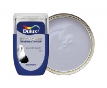 Dulux Easycare Washable & Tough Paint - Lavender Quartz Test