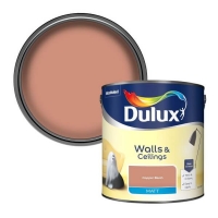 Homebase Dulux Dulux Matt Copper Blush Matt Emulsion Paint - 2.5L