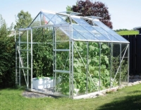 Wickes  Vitavia Jupiter 8 x 10ft Toughened Glass Greenhouse with Ste