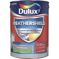 Homebase Weathershield Dulux Weathershield All Weather Smooth Masonry Paint - Concr