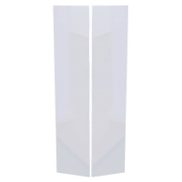 Homebase Self Assembly Required Fitted Bedroom Slab Double Wardrobe Doors - White