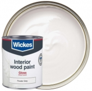 Wickes  Wickes Quick Dry Gloss Powder Grey 750ml