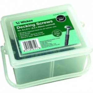 Wickes Decking Screws - No 8 x 64mm Pack of 200
