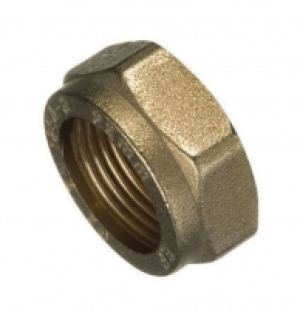 Wickes  Primaflow Brass Compression Nut - 15mm