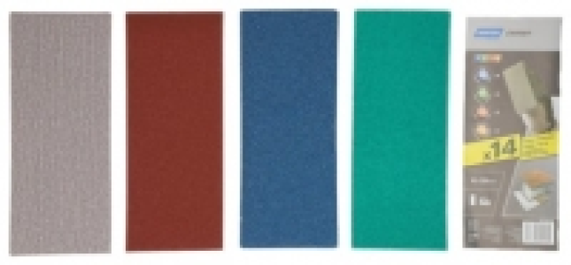 Norton Expert Assorted Non Perforated Sanding Sheets - 93 x