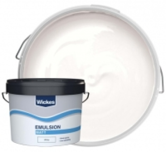 Wickes  Wickes Matt Emulsion - White 10L