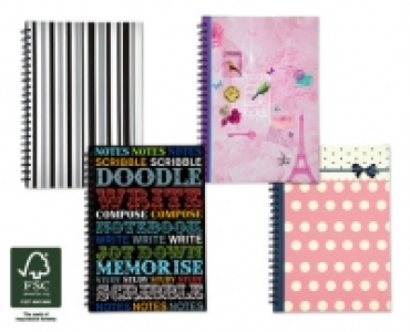 A4 Designed Hardback Notebook