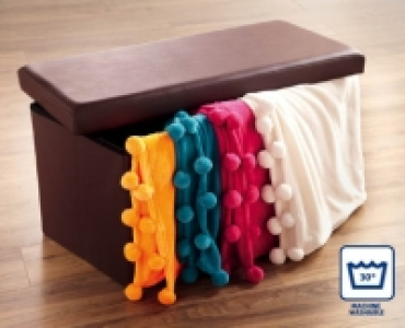 Pom Pom Blanket Throw