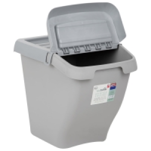 Stackable Flip Top Storage Box - Grey