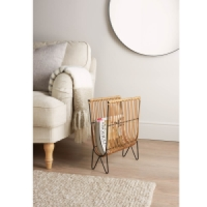 Homestead Rattan Effect Magazine Rack