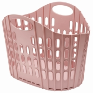Foldable Laundry Hamper - Blush £5.00