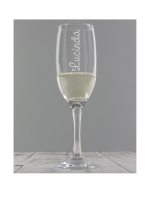 LittleWoods The Personalised Memento Company Personalised Island Flute Glass