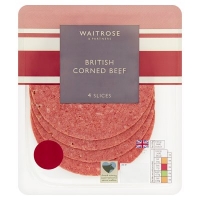 Waitrose  Waitrose British Corned Beef 4 Slices
