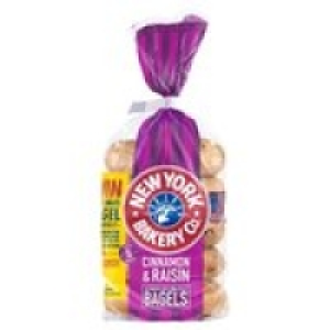 New York Bakery Co. Cinnamon & Raisin Bagels £1.25