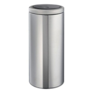 Brabantia Touch Bin 30L Flat Lid - Matt Steel £64.99