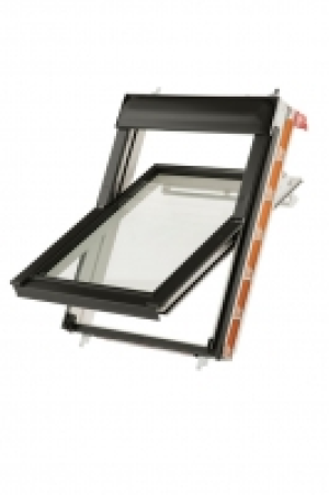 Keylite White Painted Centre Pivot Roof Window - 1140 x 1180