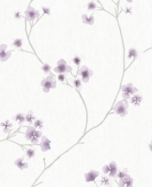 Superfresco Easy Radiance Lavender and White Decorative Wall