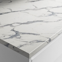 Wickes  Wickes Marble Veneto Laminate Bathroom Worktop - 2m x 337mm 