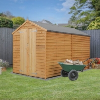 Wickes  Mercia 10 x 6ft Windowless Overlap Apex Shed with Assembly