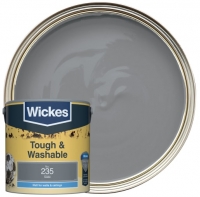 Wickes  Wickes Slate - No.235 Tough & Washable Matt Emulsion Paint -