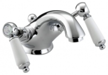 Wickes  Bristan Renaissance Lever Chrome Basin Mixer Tap with Pop-Up