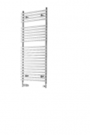 Wickes  Wickes Liquid Round Tube Chrome Heated Towel Rail Radiator -