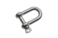 Wickes  Wickes Bright Zinc Plated Dee Shackle 8mm Pack 2