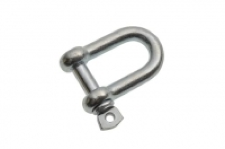 Wickes Bright Zinc Plated Dee Shackle 8mm Pack 2