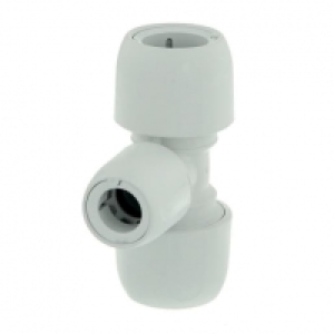 Hep2O HD13A/22WS Branch Reduced Tee - 22 x 22 x 10mm &pound;4.70