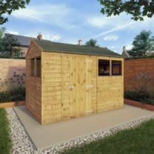 Mercia 10 x 6ft Shiplap Reverse Apex Timber Shed