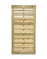 Wickes  Forest Garden Kyoto Slatted Timber Gate - 900 x 1800 mm