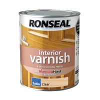 Wickes  Ronseal Interior Varnish - Satin Clear 2.5L