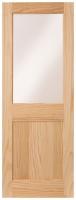 Wickes  Wickes Tamar External 1 Panel Glazed Pine Door - 2032 x 813m