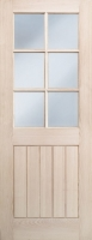 Wickes Geneva Glazed Oak Cottage Internal Door - 1981 x 686m