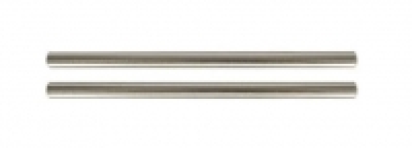 Wickes T Bar Door Handle - Brushed Nickel 220mm Pack of 2